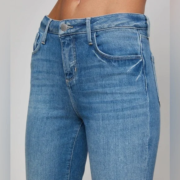 L'AGENCE Ruth Straight-Leg Jeans 👖 Color Cowan✨ Straight Leg